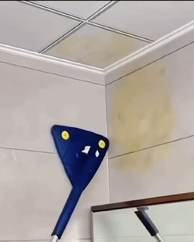 Blue Squeezing Triangle Cleaning Mop