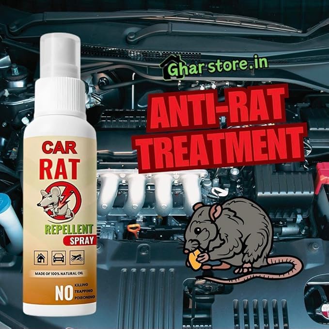 🐀 Rat Repellent Spray 50ML (Pack of 3)