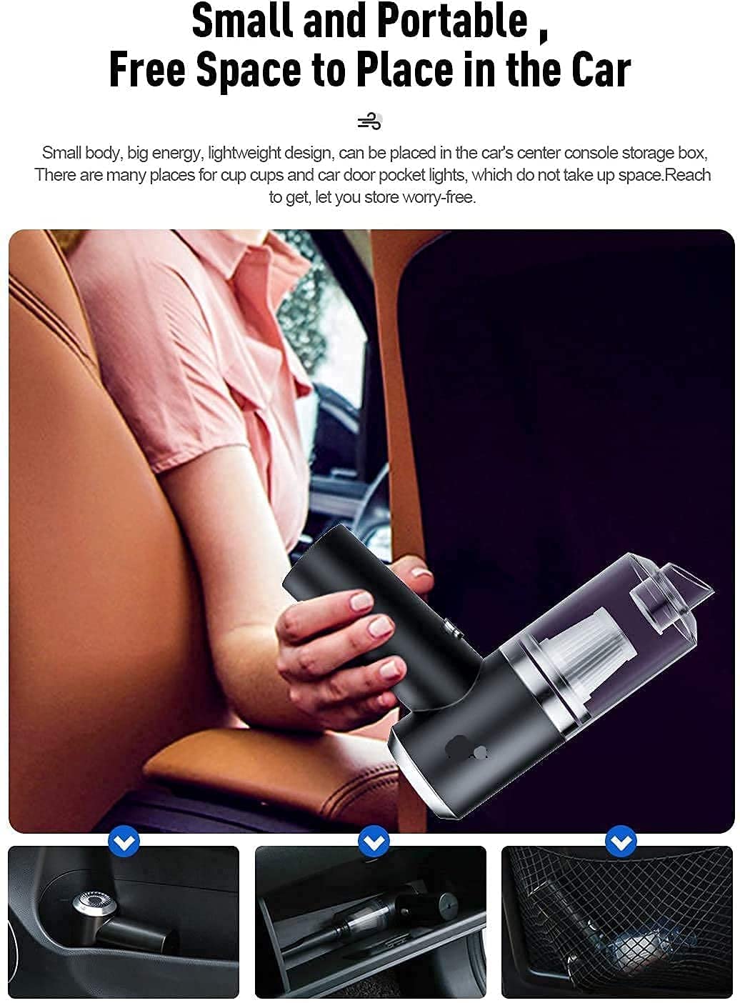 2 in 1 Vacuum Cleaner Dust Collection 🚗✨